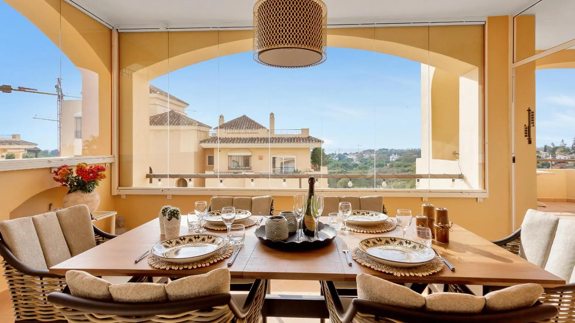 Amazing Sea Views Hacienda Elviria Apartment Marbella